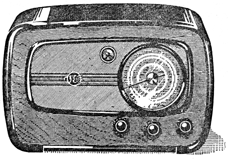 Внешний вид радиоприемника 'ВЭФ М-557'