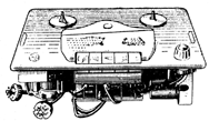 Внешний вид магнитофонной панели 'Эльфа-17'